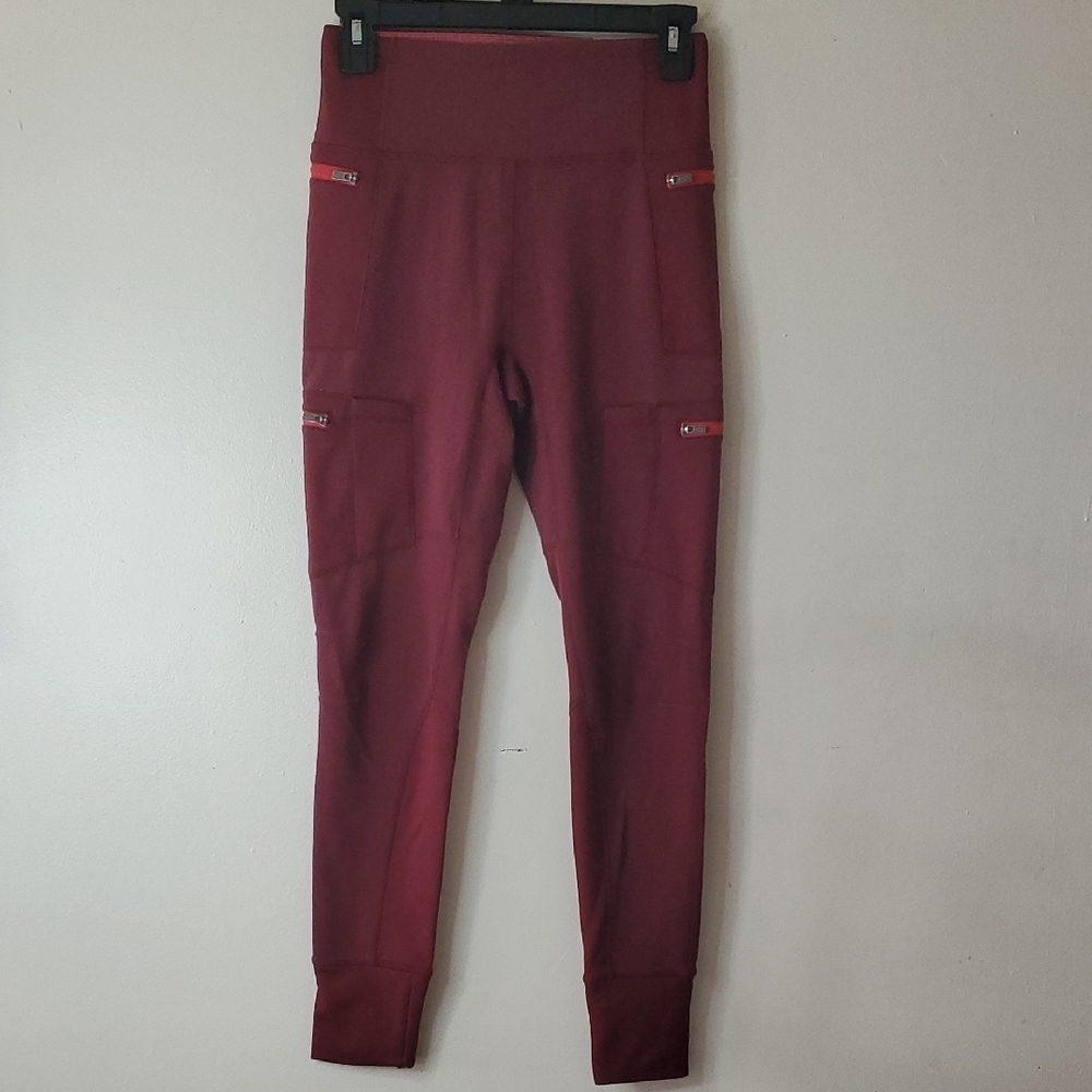 Free People Movement Hit The Trail Yoga Leggings Size Small Compressive Knit
